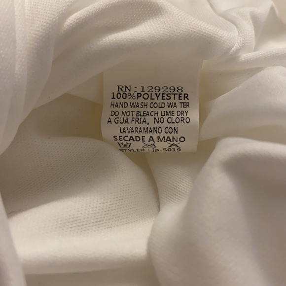 White romper with bow in back - Picture 5 of 5